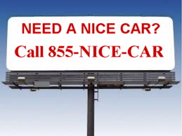 Billboard 855-NICE-CAR